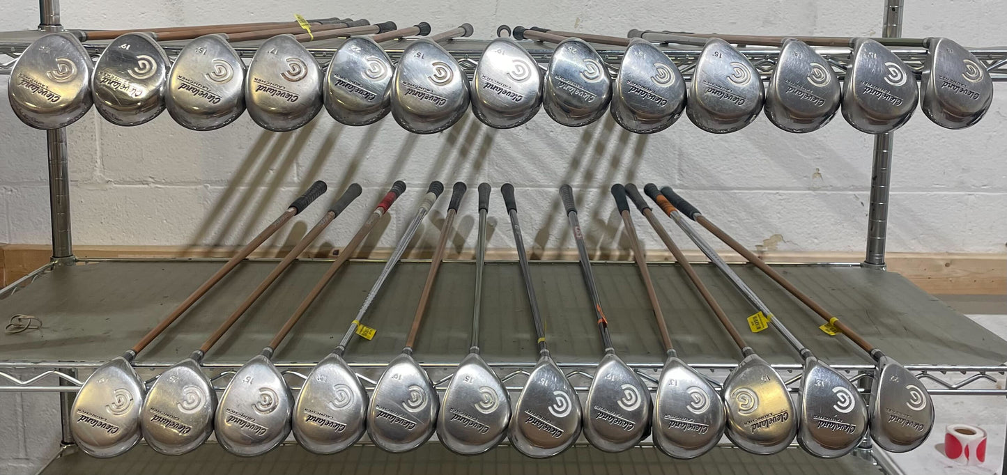 Wholesale Lot of 25 Golf Clubs - Cleveland Launcher Fairway Woods-Next Round