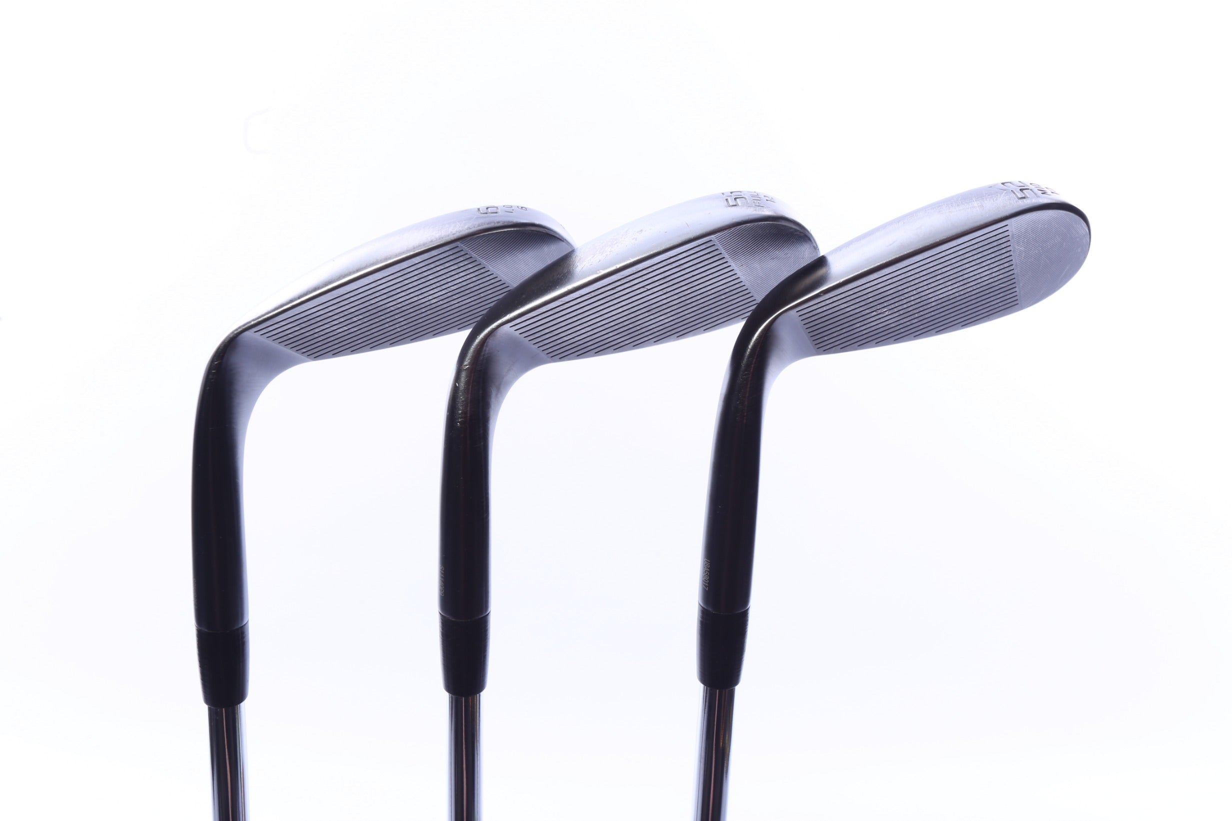 Used Cleveland RTX ZipCore Black Satin Wedge Set - Right-Handed - 52*, 56*, 60* - Variable Flex
