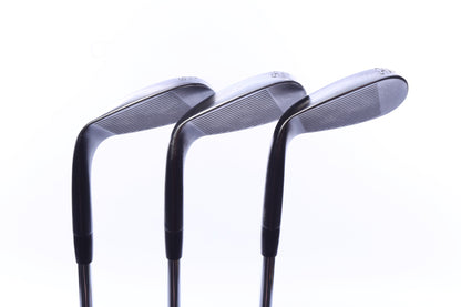 Used Cleveland RTX ZipCore Black Satin Wedge Set - Right-Handed - 52*, 56*, 60* - Variable Flex
