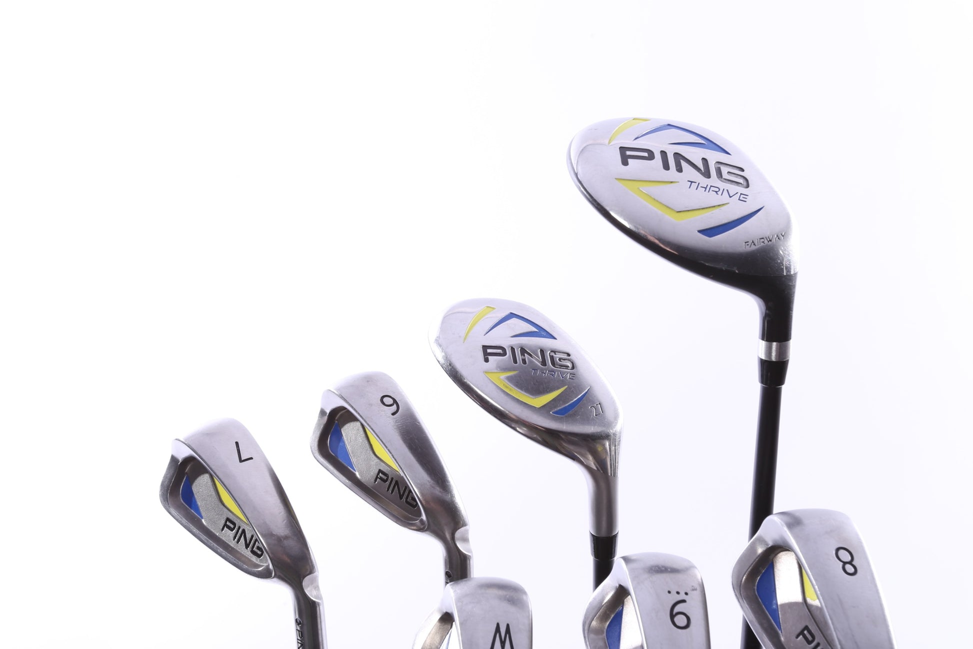 Used Ping Thrive Kids Set - Right-Handed - 3W, HY, 6-PW - Youth Flex-Next Round
