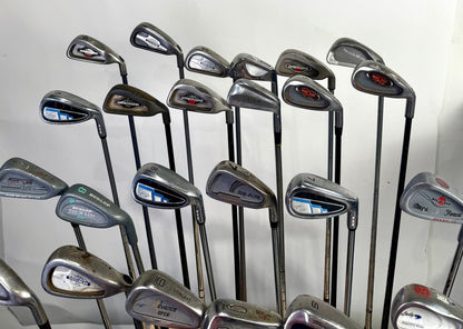 Wholesale Lot of 24 Golf Clubs - Right Handed - Assorted Irons and Wedges-Next Round