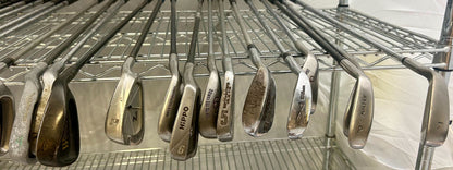 Wholesale Lot of 50 Golf Clubs - Left and Right-Handed Wilson Assorted Irons-Next Round