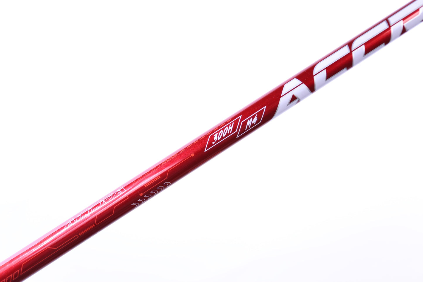 Used Accra GX Red Hybrid Stiff Graphite Hybrid Shaft - 39.5 in - No Adapter-Next Round