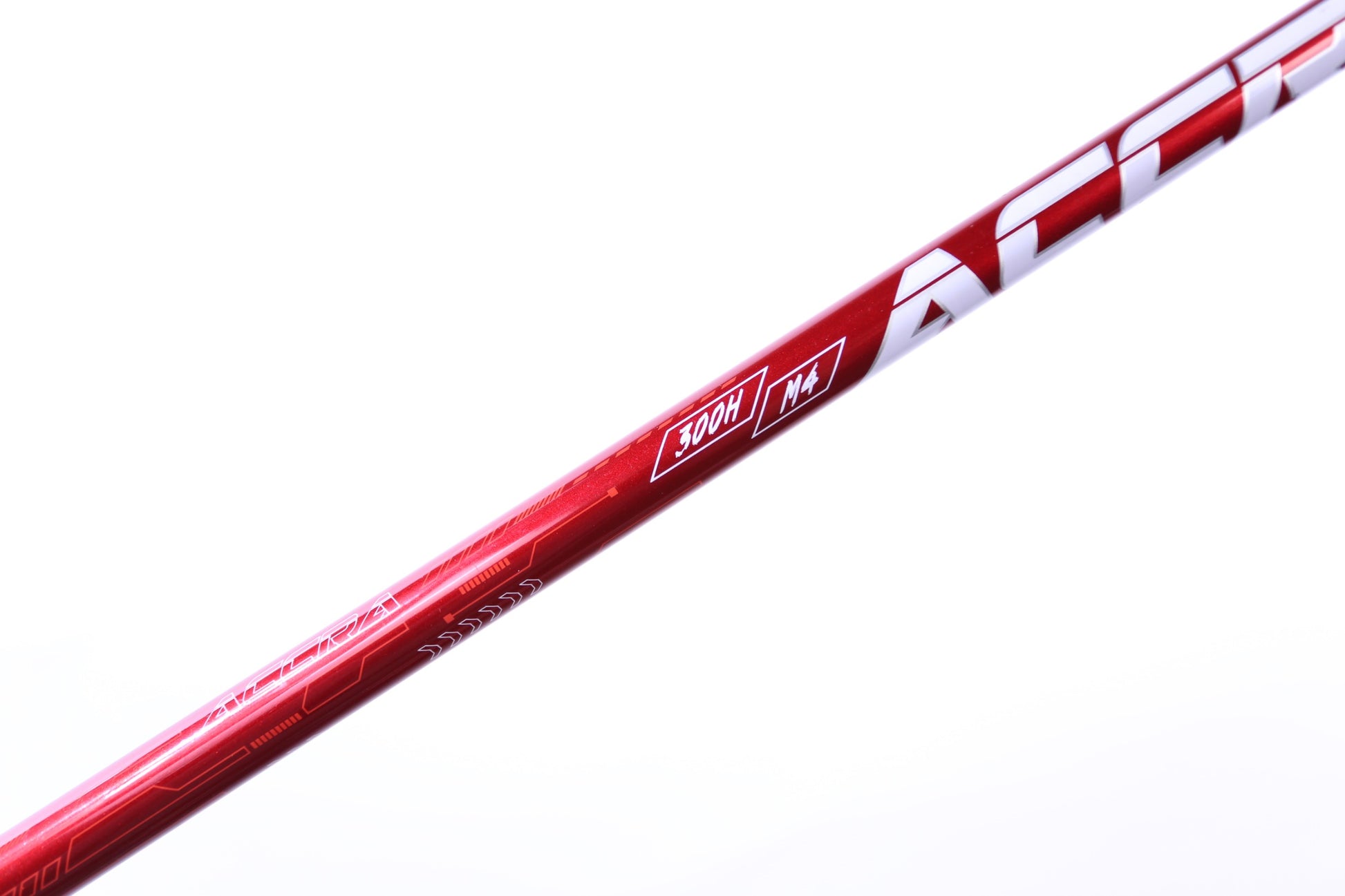 Used Accra GX Red Hybrid Stiff Graphite Hybrid Shaft - 39.5 in - No Adapter-Next Round