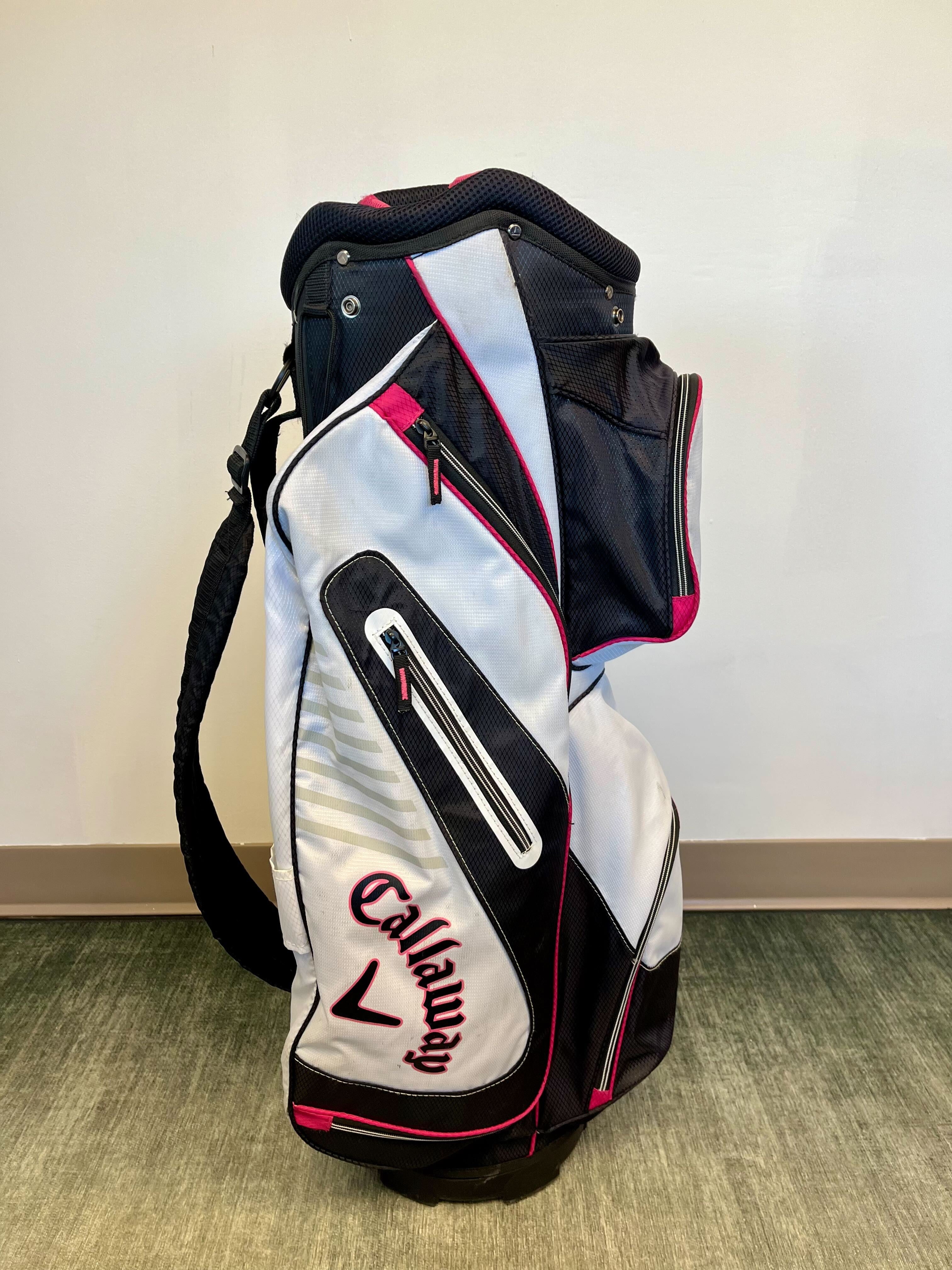 Callaway Carry Bag 10 Dividers/6 pockets with Strap and Rain Cover-Next Round