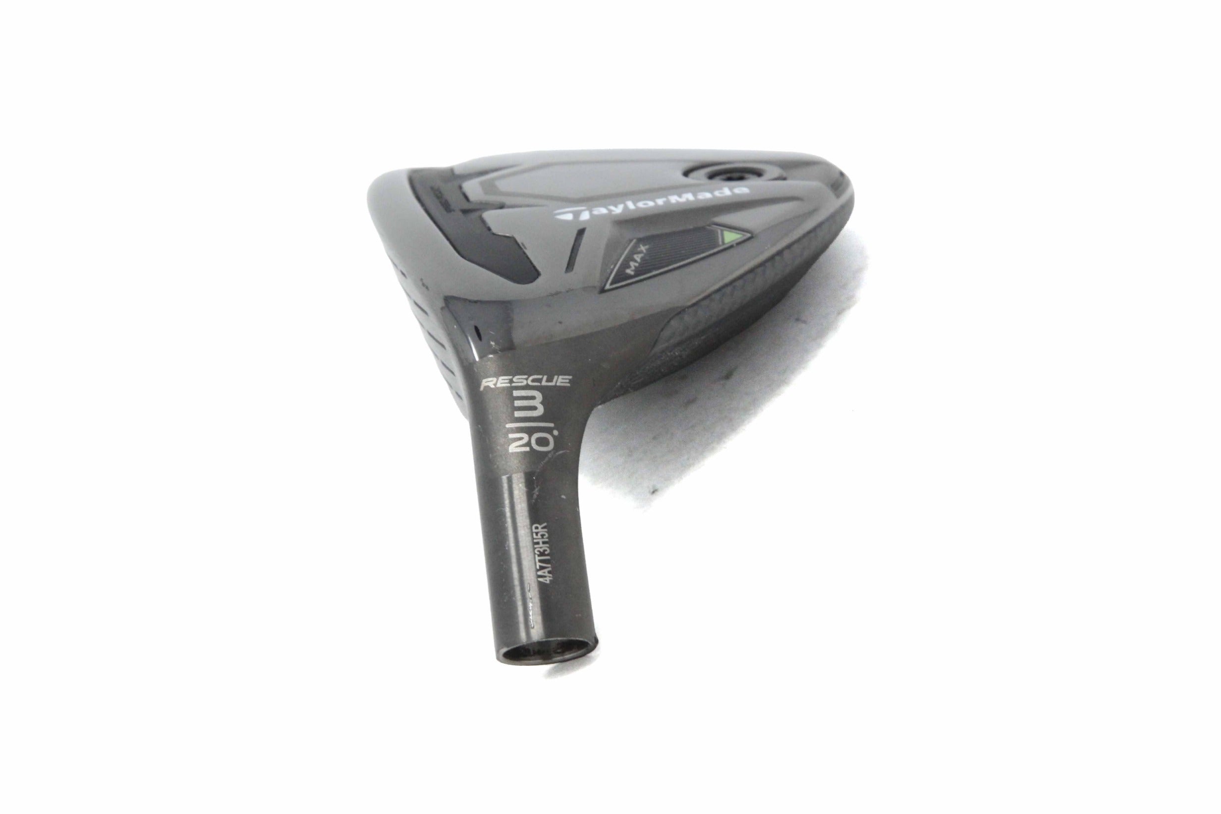 Used TaylorMade Qi35 MAX Rescue 3H - HEAD ONLY - Left-Handed - 20 Degrees