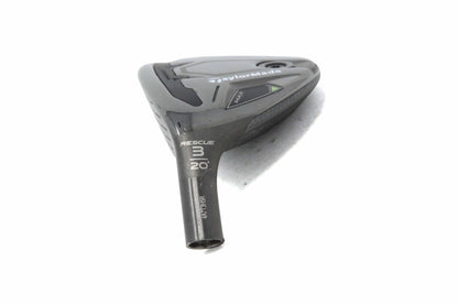 Used TaylorMade Qi35 MAX Rescue 3H - HEAD ONLY - Left-Handed - 20 Degrees