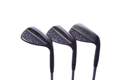 Used Titleist Vokey SM9 Jet Black Wedge Set - Right-Handed - 50*, 56*, 60* - Extra Stiff Flex-Next Round