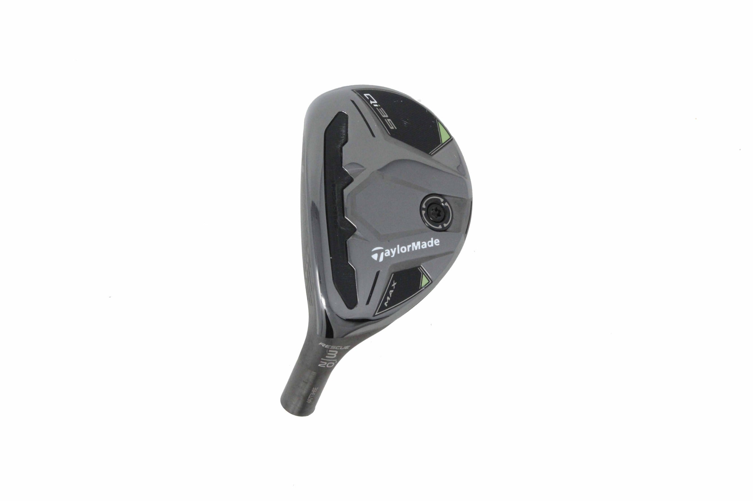 Used TaylorMade Qi35 MAX Rescue 3H - HEAD ONLY - Left-Handed - 20 Degrees
