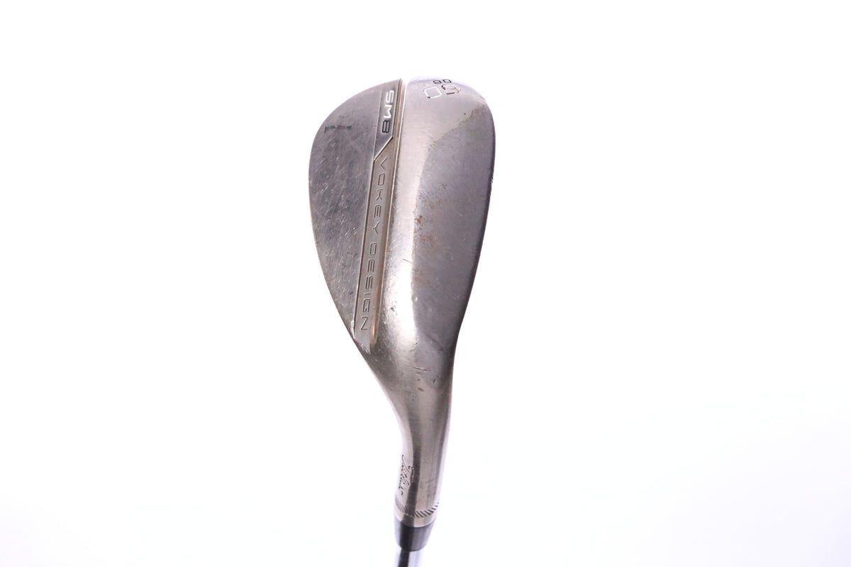 Used Titleist Vokey SM8 Brushed Steel Lob Wedge - Right-Handed - 60 Degrees - Wedge Flex