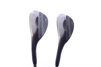 Used Cobra King MIM Black Classic Grind Wedge Set - Left-Handed - 56*, 60* - Stiff Flex