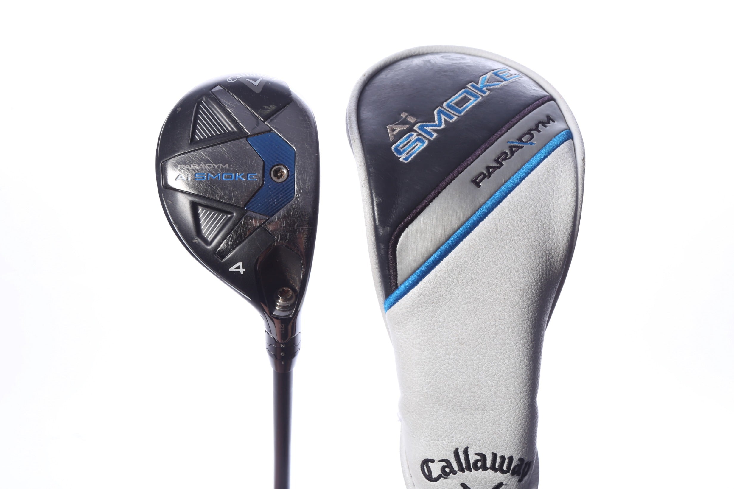 Used Callaway Paradym Ai Smoke 4H Hybrid - Right-Handed - 21 Degrees - Stiff Flex-Next Round