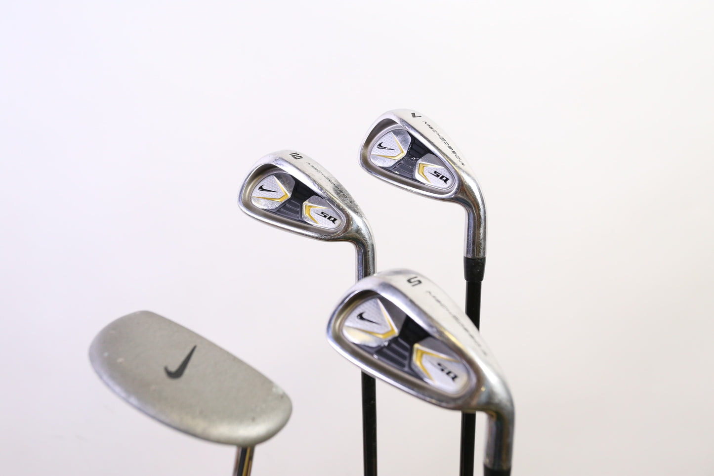 Used Nike SQ MachSpeed Junior Boys Size 1 Complete Set - Right-Handed - 7, 9, SW, Putter - Youth Flex-Next Round