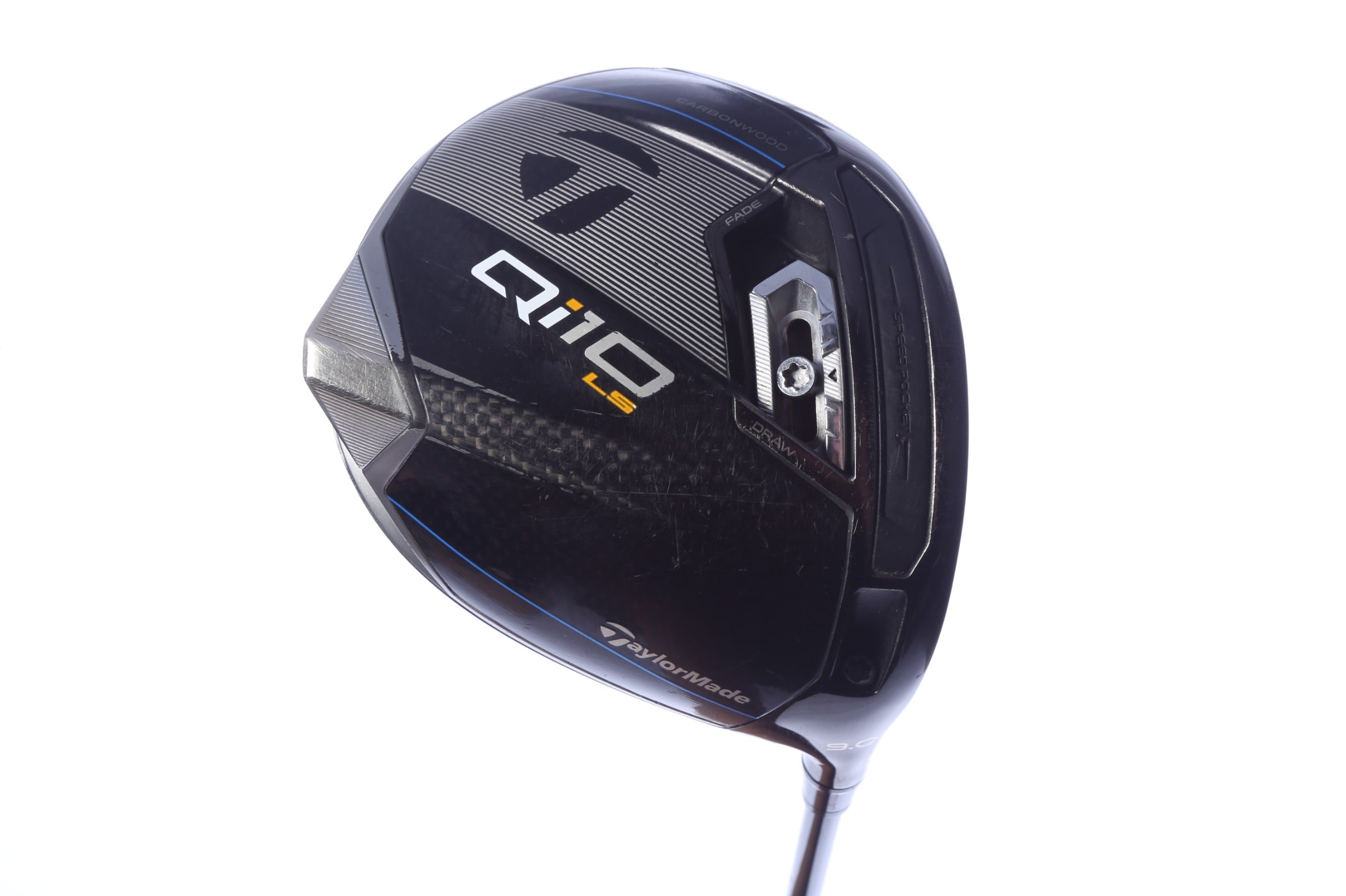 Used TaylorMade Qi10 LS Driver - 9 Degrees - Regular Flex Mitsubishi C6 Blue - Right-Handed