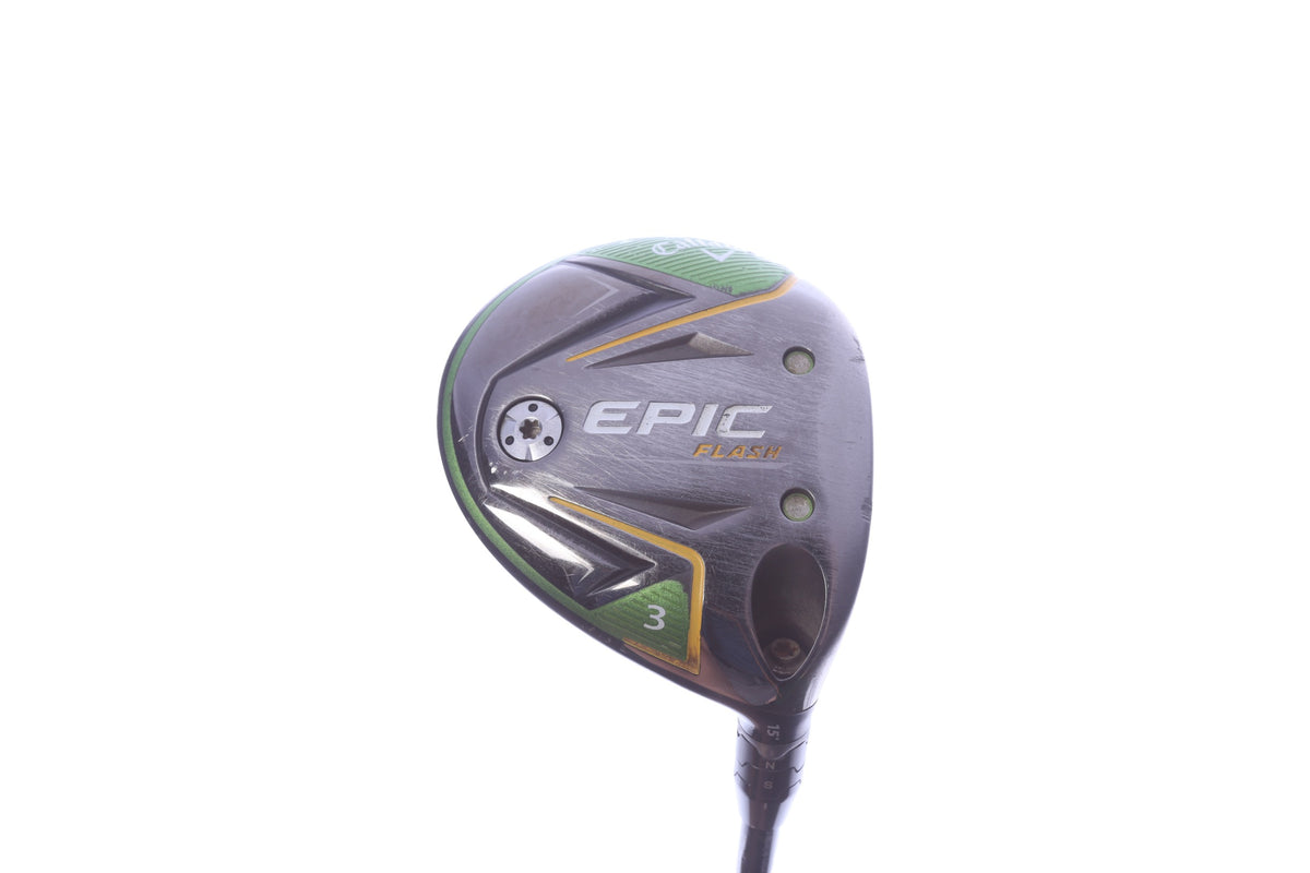 Used Callaway Epic Flash 3-Wood - Right-Handed - 15 Degrees - Regular Flex