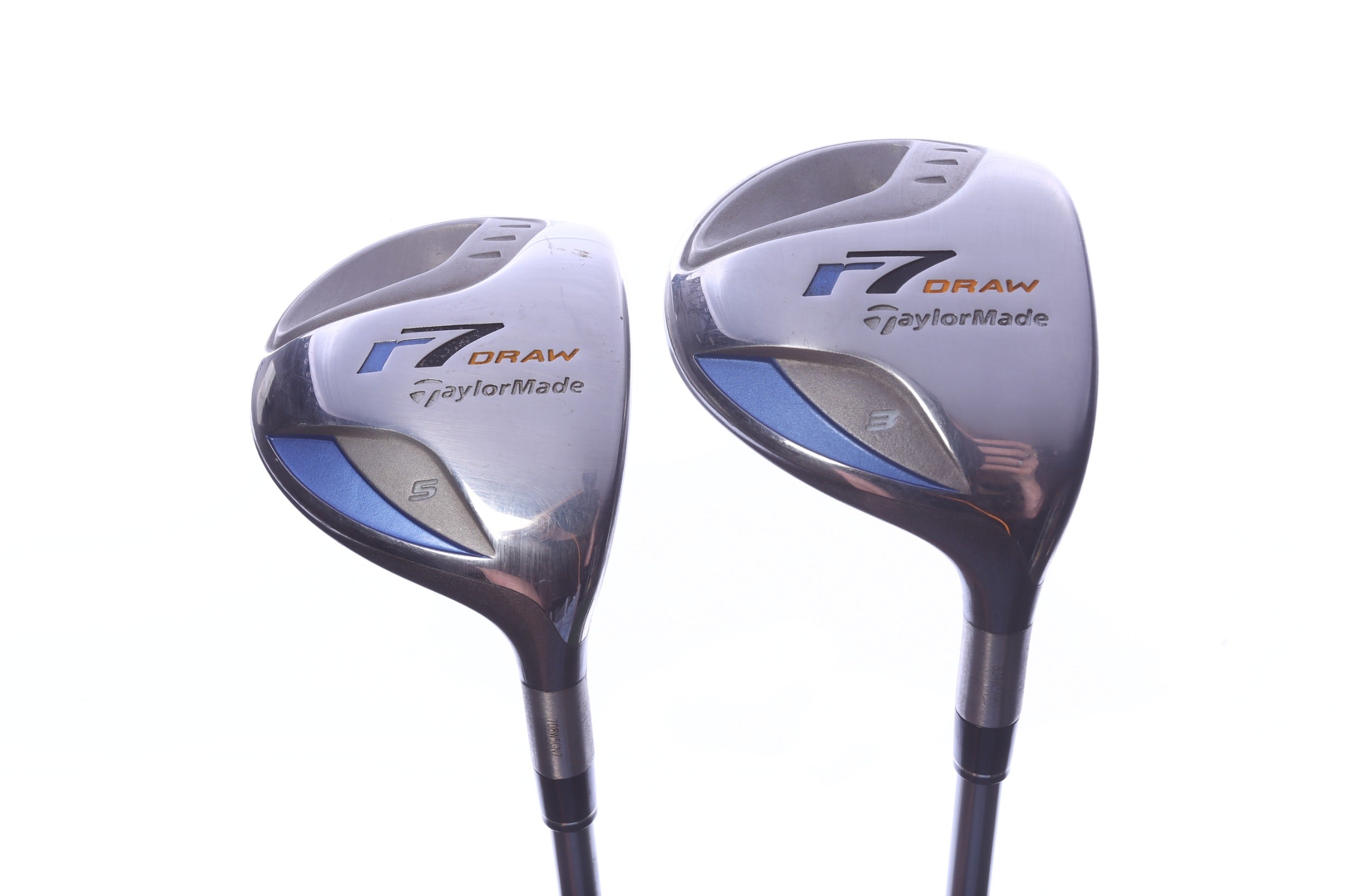 Used TaylorMade r7 Draw Wood Set - Right-Handed - 3W, 5W - Ladies Flex