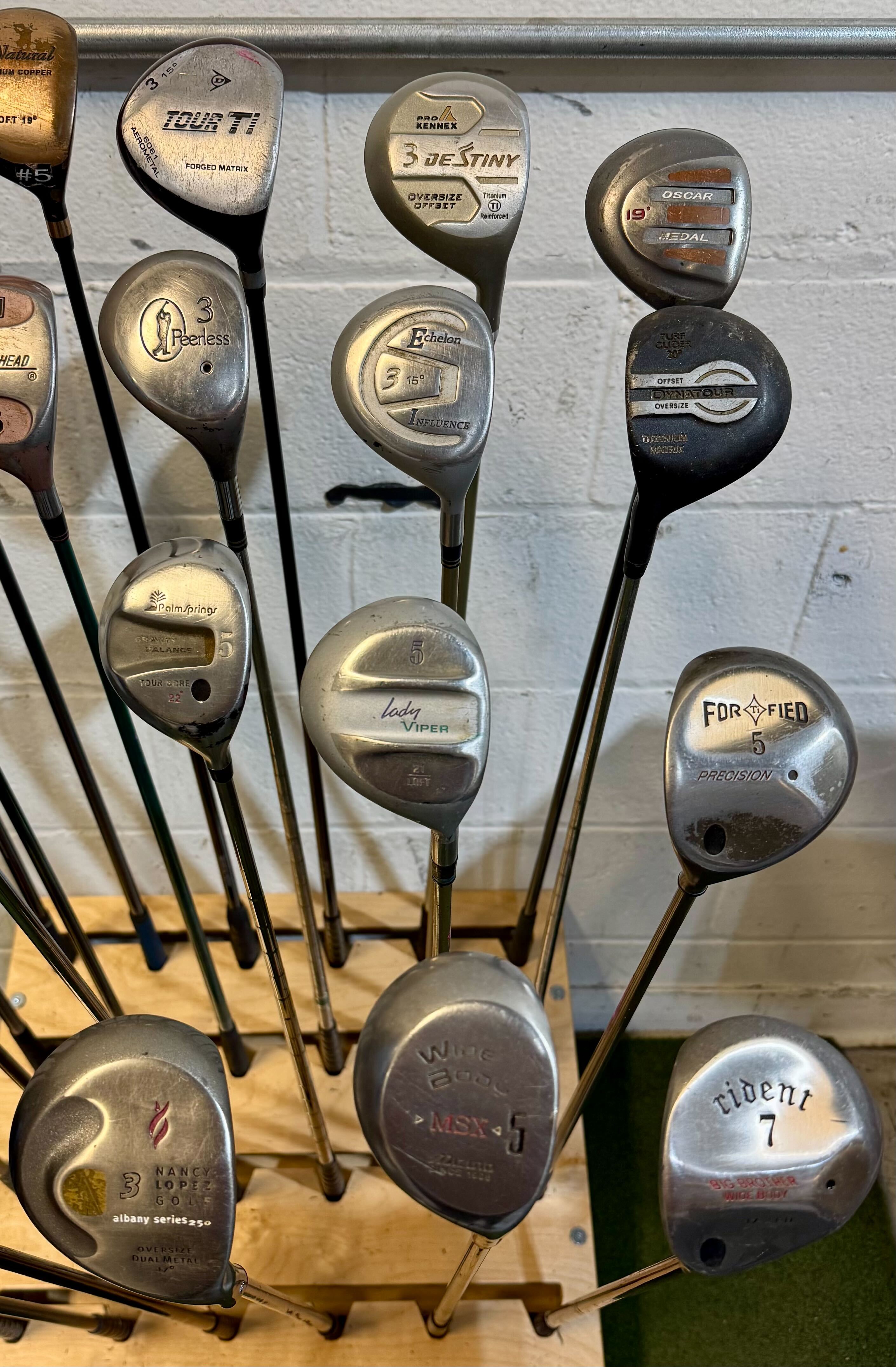 Wholesale Lot of 40 Golf Clubs - Assorted Fairway Woods - RH/LH - Mixed Flexes-Next Round