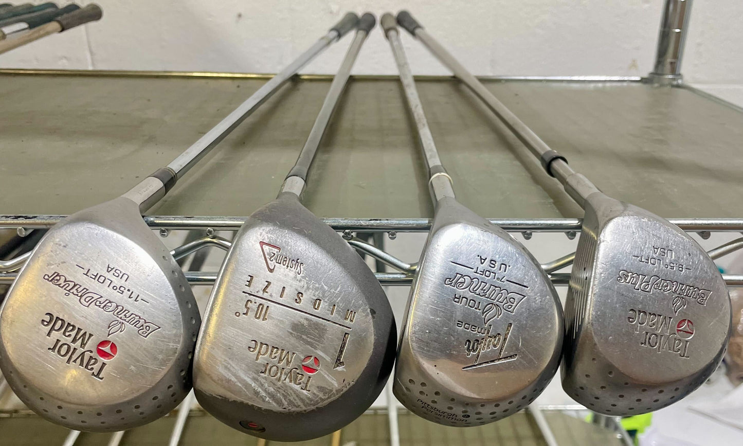 Wholesale Lot 25 Golf Clubs - Vintage TaylorMade Drivers-Next Round