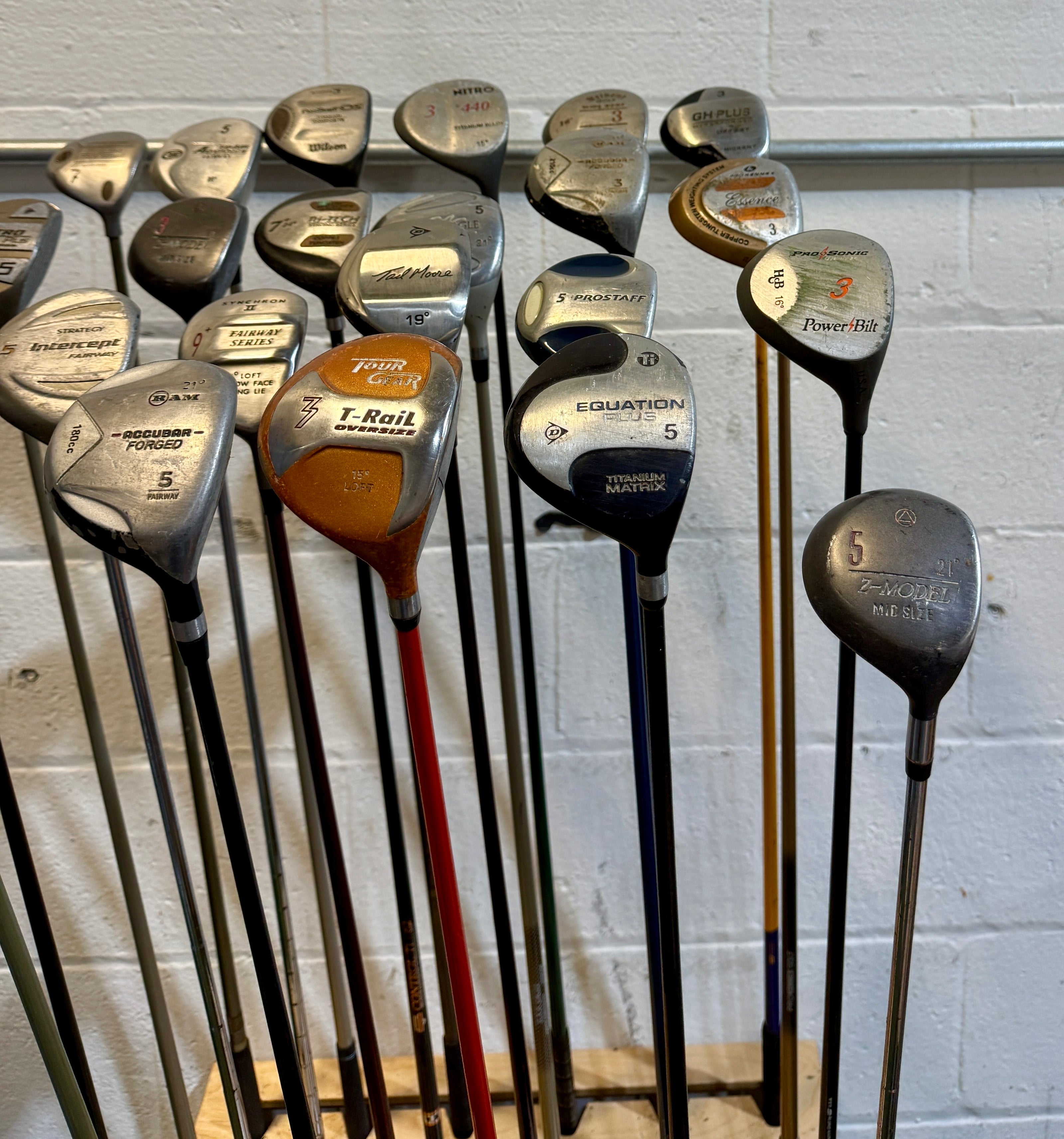Wholesale Lot of 40 Golf Clubs - Assorted Fairway Woods - RH/LH - Mixed Flexes-Next Round