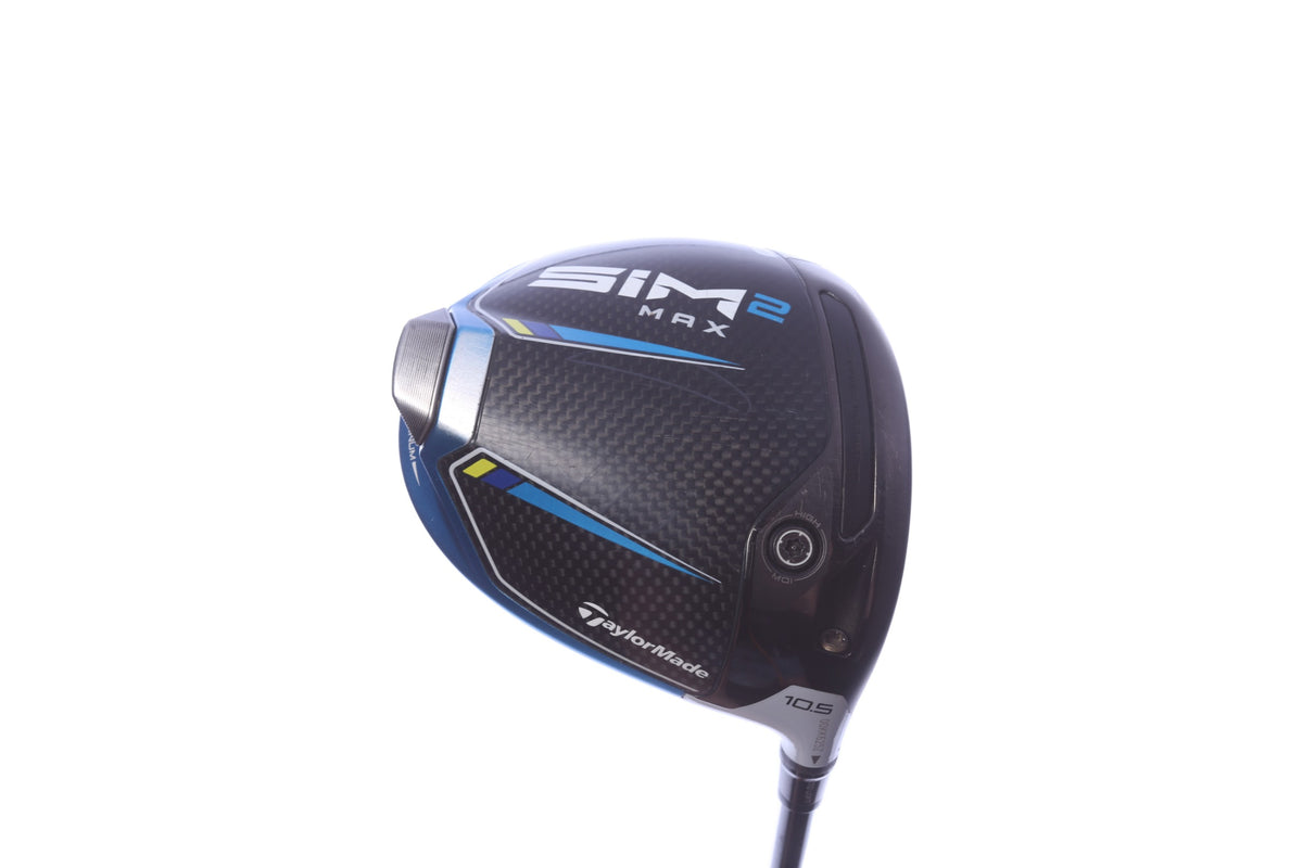 Used TaylorMade SIM2 MAX Driver - 10.5 Degrees - Stiff Flex Mitsubishi Tensei AV Series Blue - Right-Handed