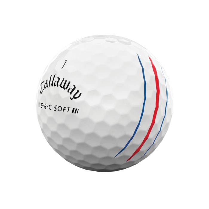 Callaway E.R.C White Triple Track - 1 Dozen Balls-Next Round