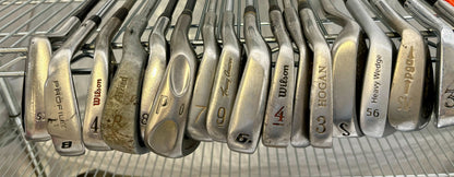 Wholesale Lot of 50 Golf Clubs - Assorted Irons and Wedges-Next Round
