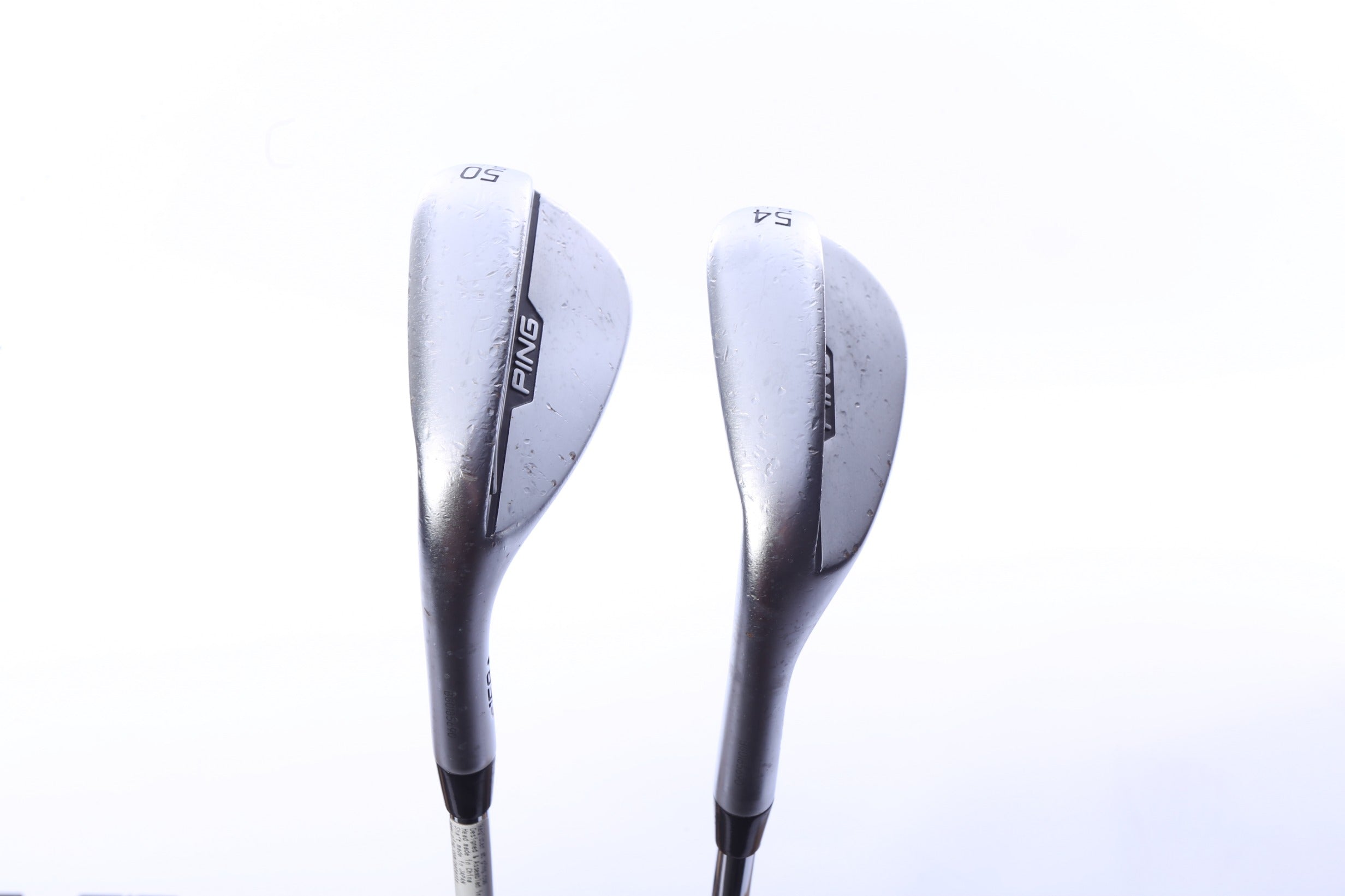 Used Ping s159 Chrome Wedge Set - Left-Handed - 50*, 54* - Wedge Flex