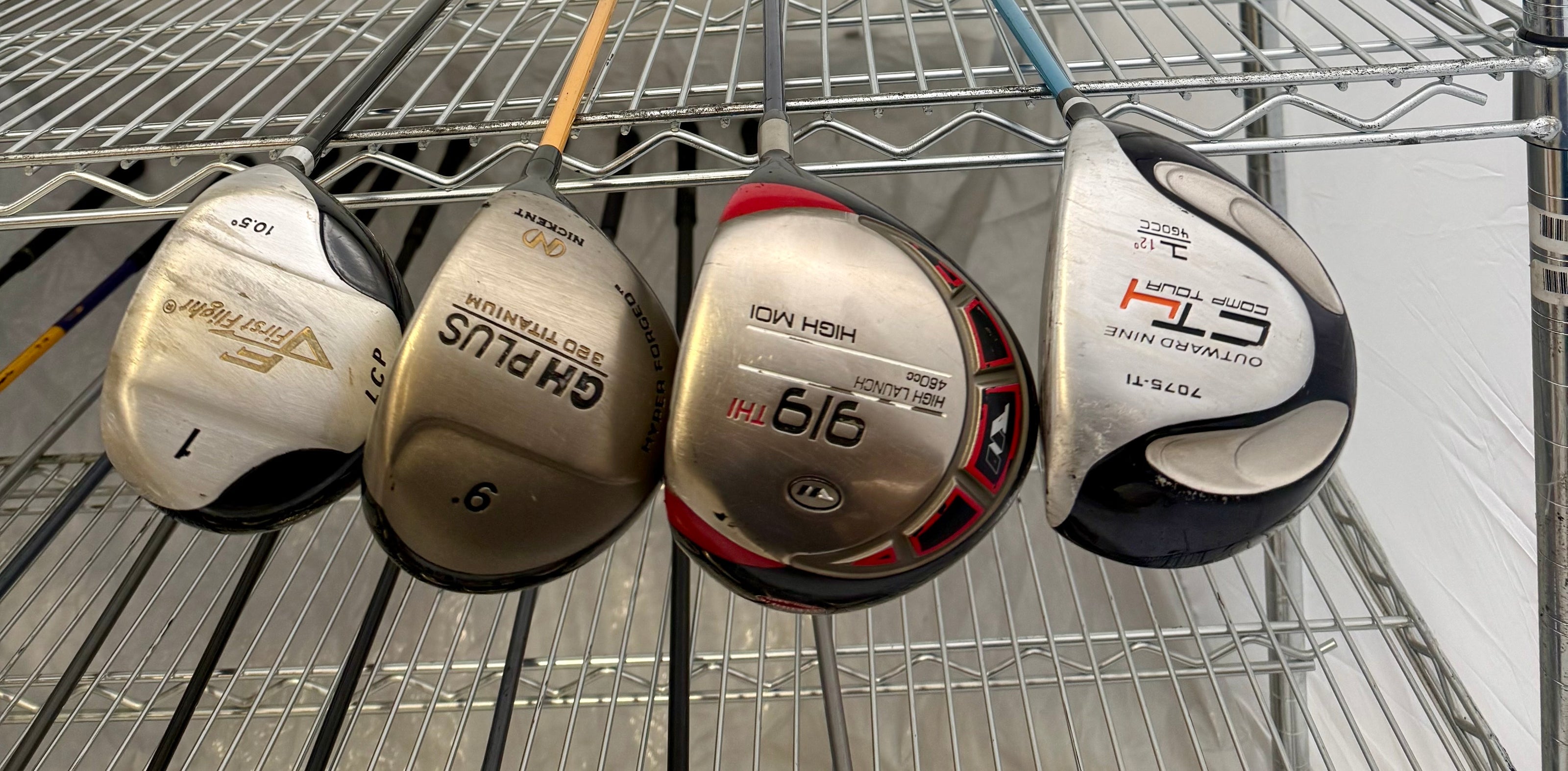 Wholesale Lot of 20 Golf Clubs - Mixed Drivers-Next Round