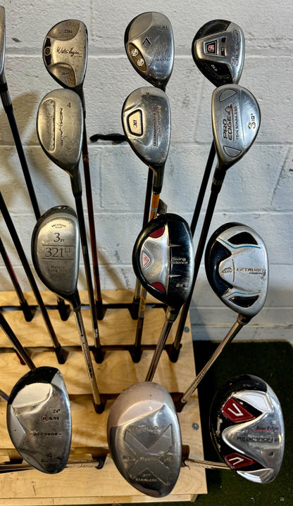 Wholesale Lot of 40 Golf Clubs - Assorted Hybrids-Next Round