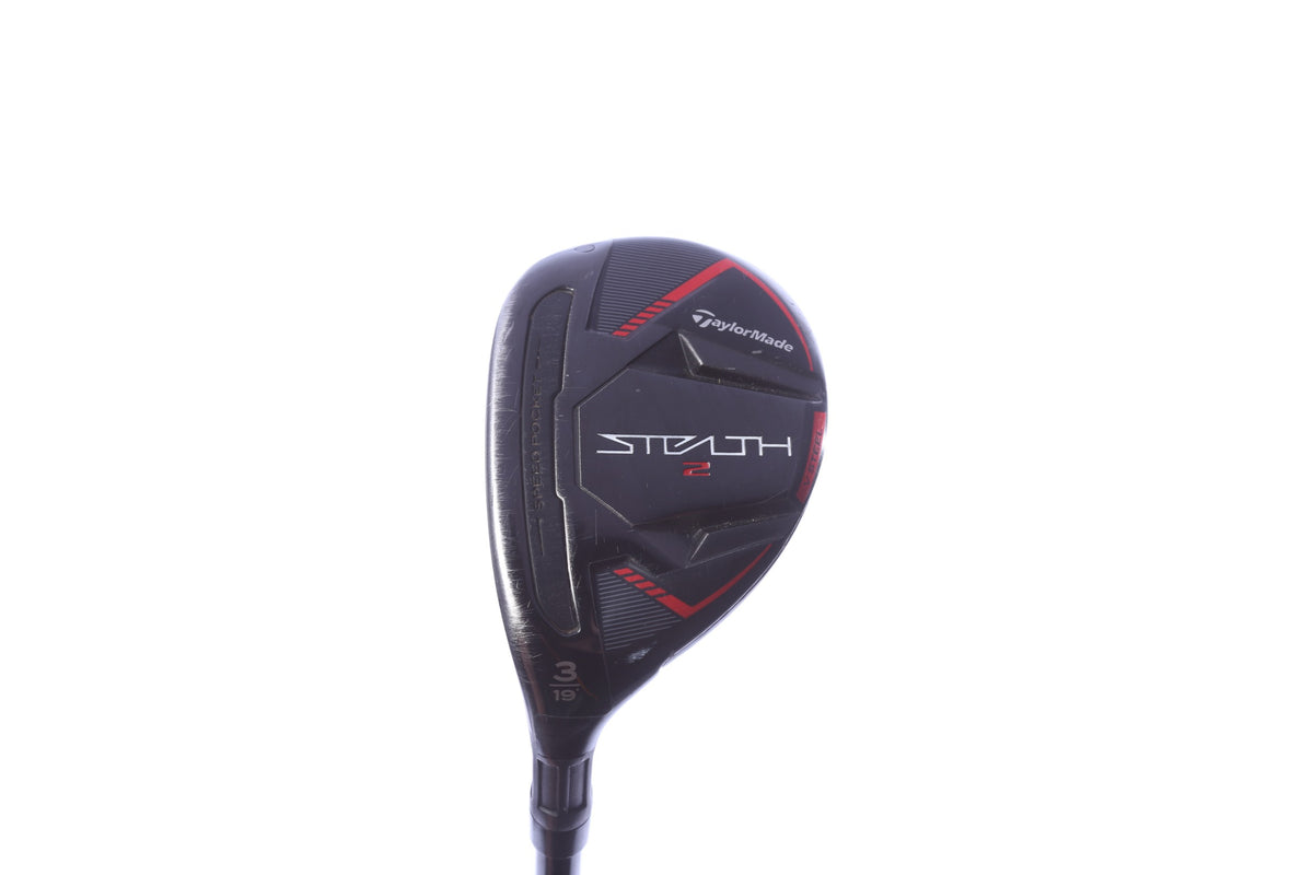 Used TaylorMade STEALTH 2 Rescue 3H Hybrid - Left-Handed - 19 Degrees - Stiff Flex-Next Round