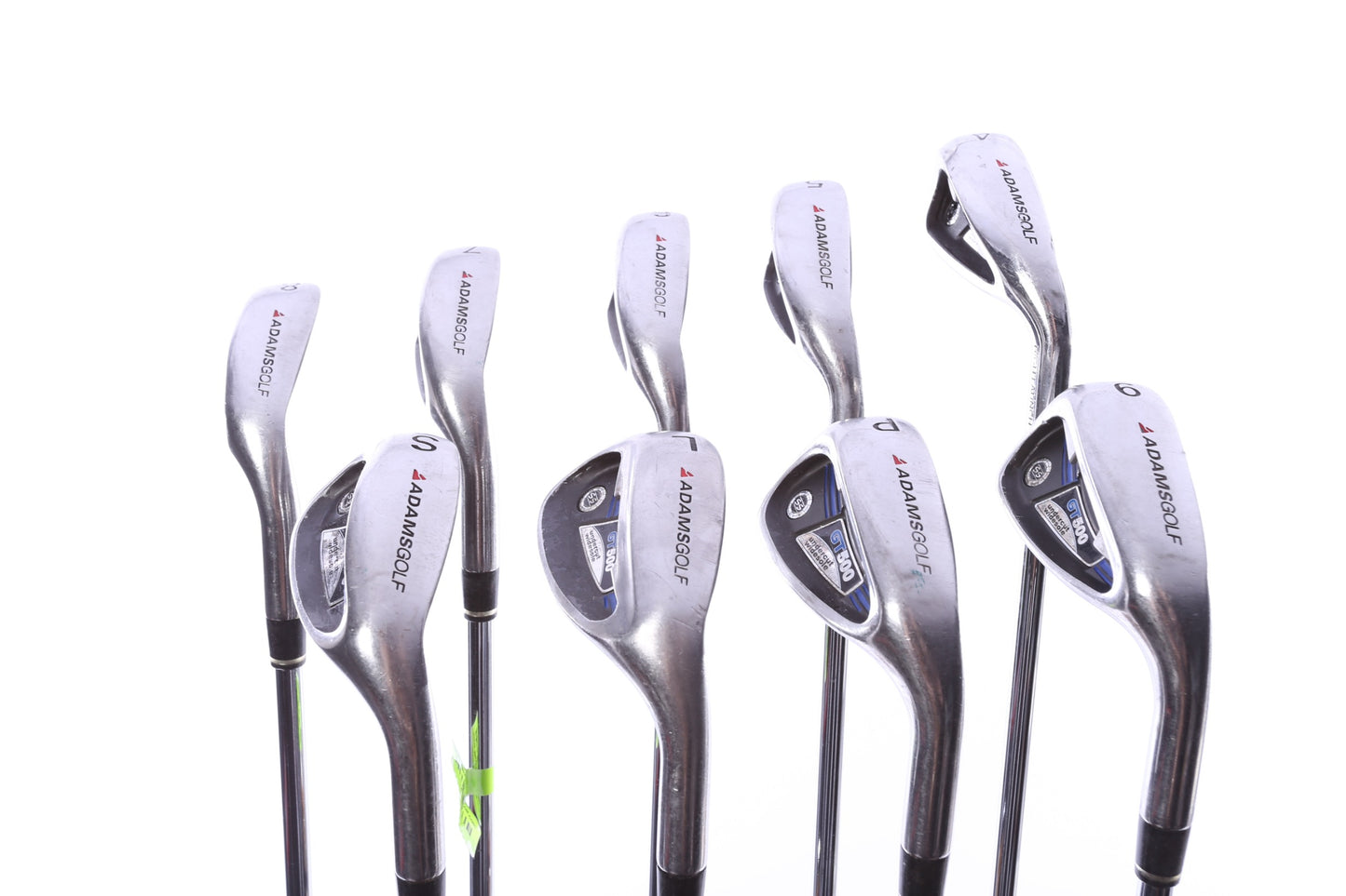 Used Adams GT500 Iron Set - Right-Handed - 4-PW, SW, LW - Stiff Flex-Next Round