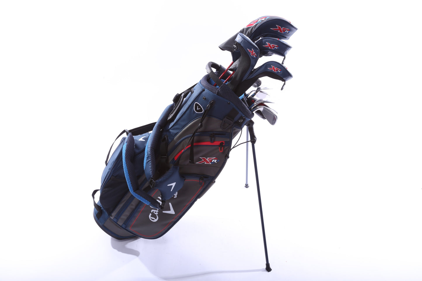 Used Callaway XR Complete Set - Right-Handed - 1W, 3W, 4H, 5H, 6-PW, AW, SW, Putter - Regular Flex-Next Round