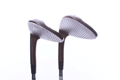 Used TaylorMade Milled Grind HI-TOE 3 Copper Wedge Set - Right-Handed - 54*, 58* - Wedge Flex-Next Round