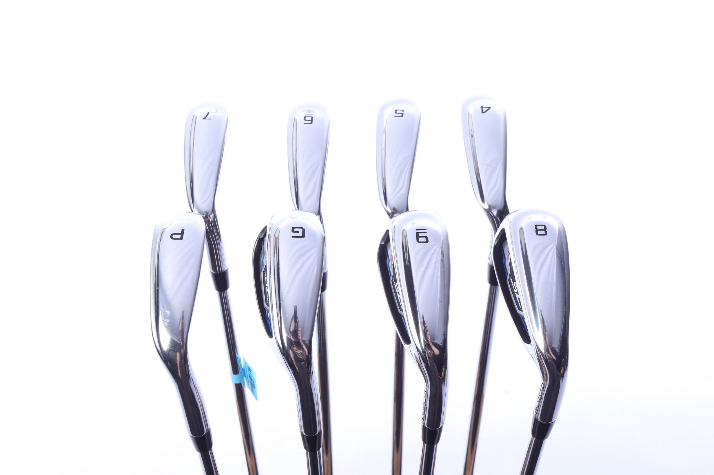 Used Cobra  King SpeedZone One Length Iron Set - Right-Handed - 4-PW, GW - Extra Stiff Flex