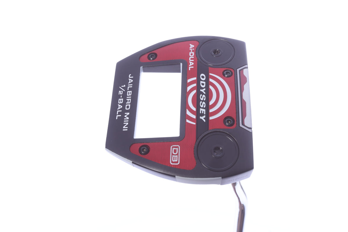 Used Odyssey Ai-DUAL Jailbird Mini 1/2 Ball Putter - Right-Handed - 34 in - Mallet-Next Round