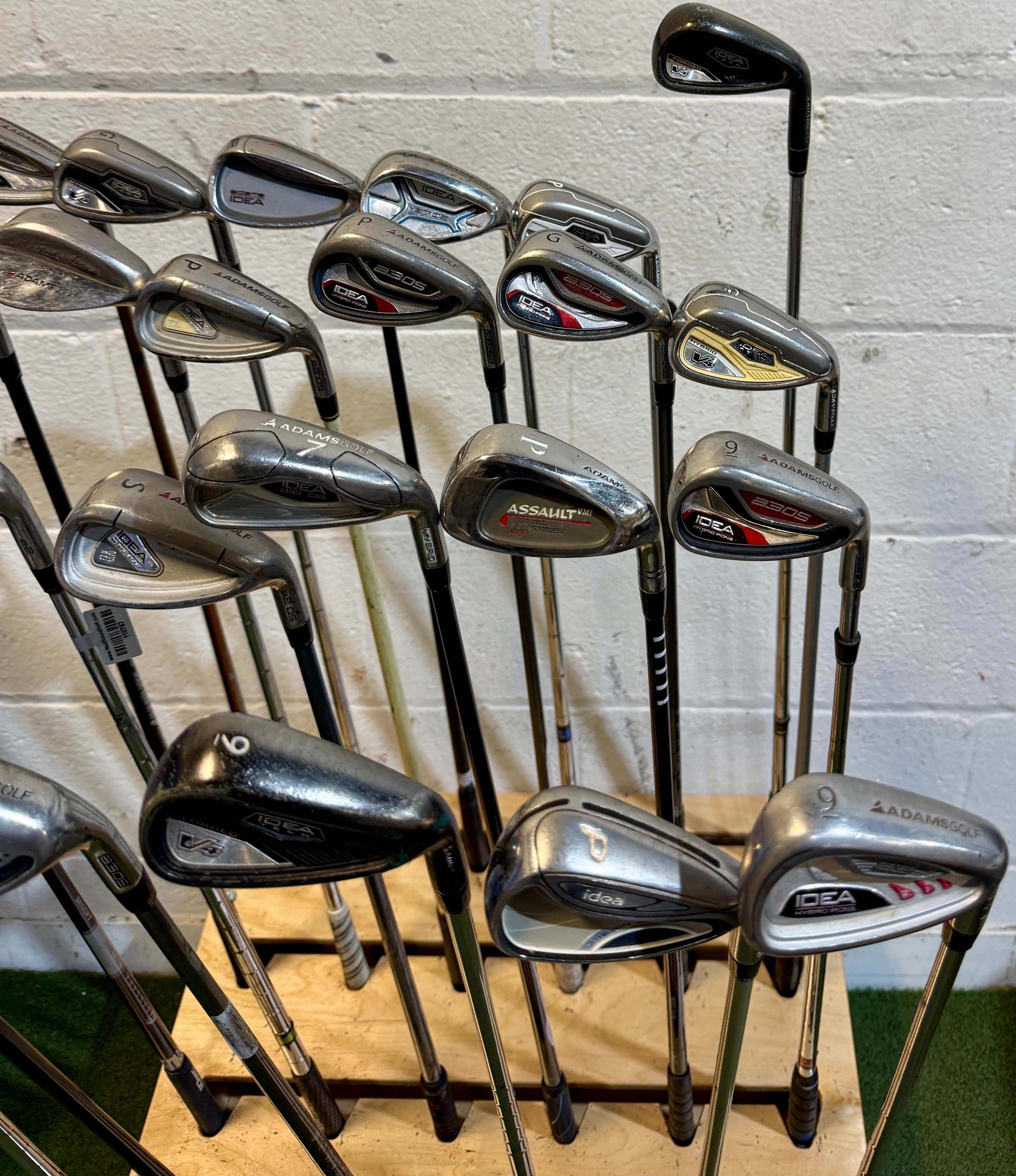 Wholesale Lot of 45 Golf Clubs - Adams Single Irons-Next Round