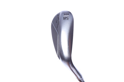 Used Callaway JAWS Raw Chrome Lob Wedge - Right-Handed - 58 Degrees - Wedge Flex-Next Round