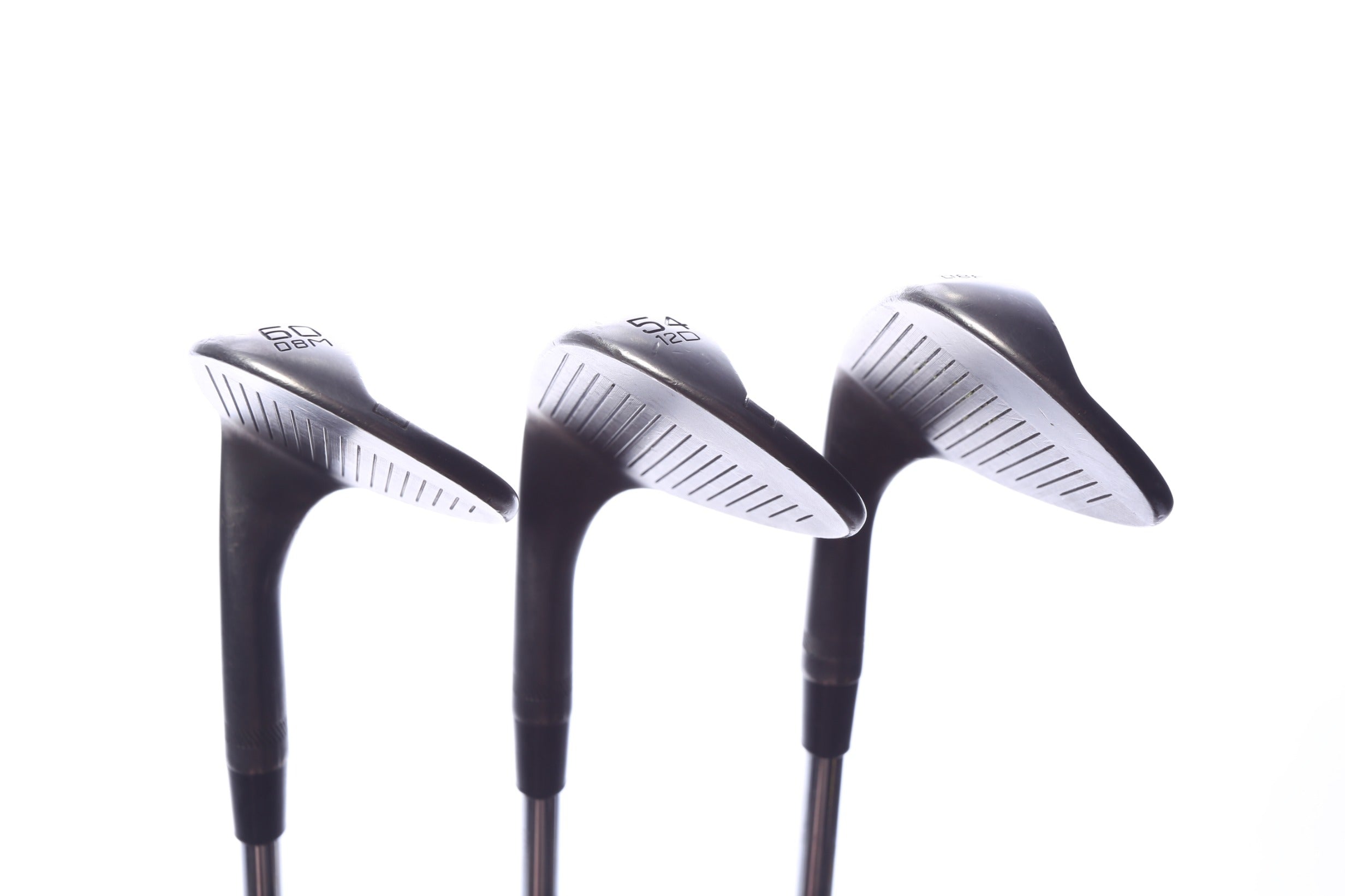 Used Titleist Vokey SM8 Jet Black Wedge Set - Right-Handed - 50*, 54*, 60* - Extra Stiff Flex-Next Round