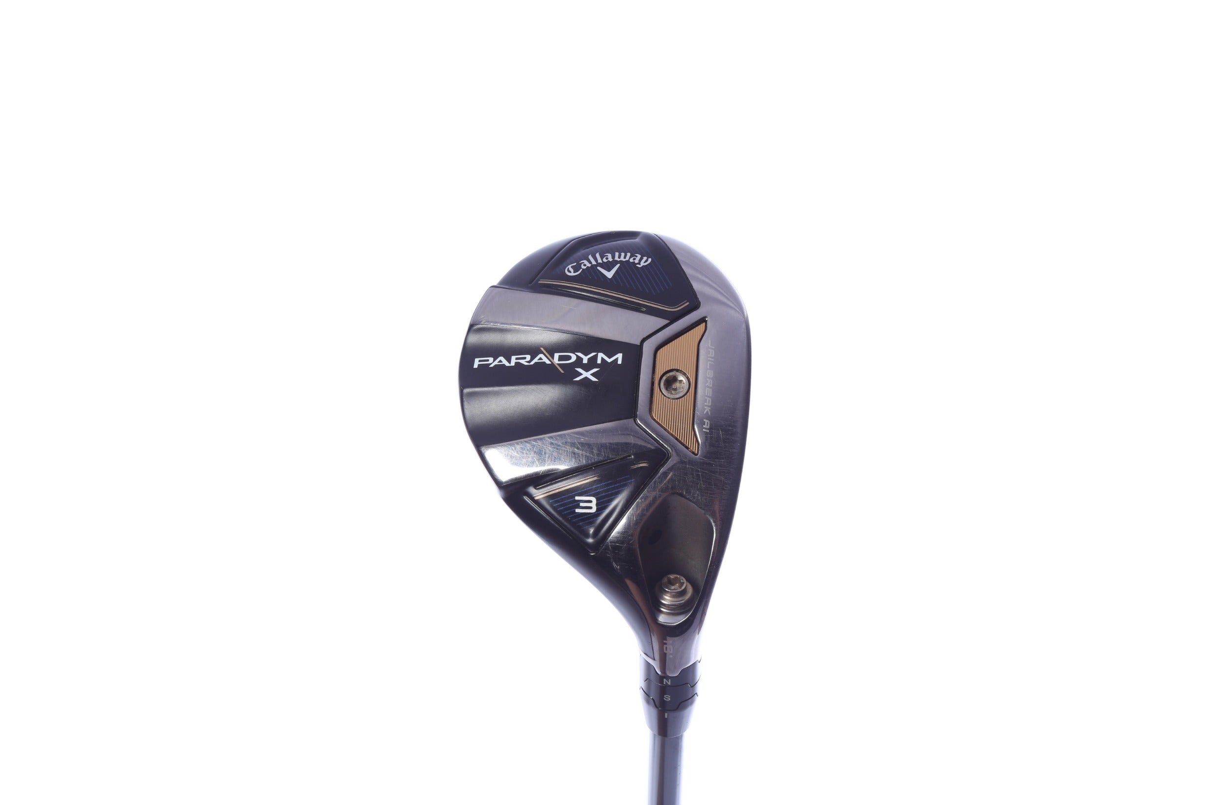 Used Callaway Paradym X 3H Hybrid - Right-Handed - 18 Degrees - Regular Flex