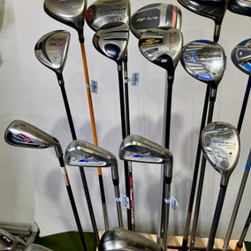 Wholesale Lot of 24 Golf Clubs - Drivers, Woods, Hybrids and Single Irons-Next Round