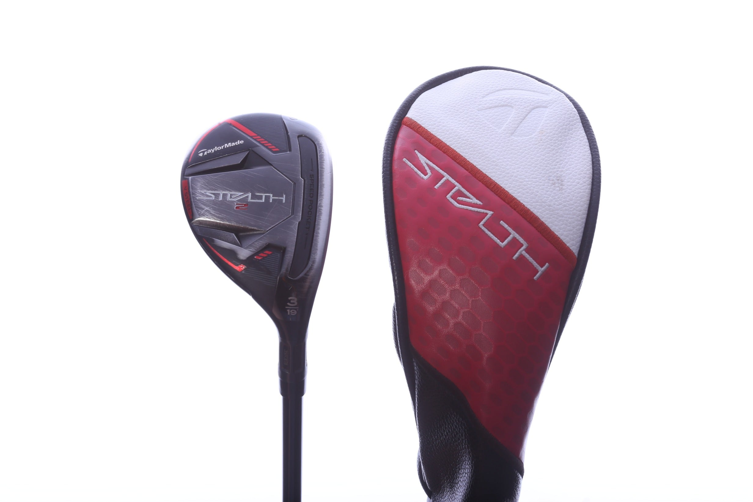 Used TaylorMade STEALTH 2 Rescue 3H Hybrid - Right-Handed - 19 Degrees - Stiff Flex