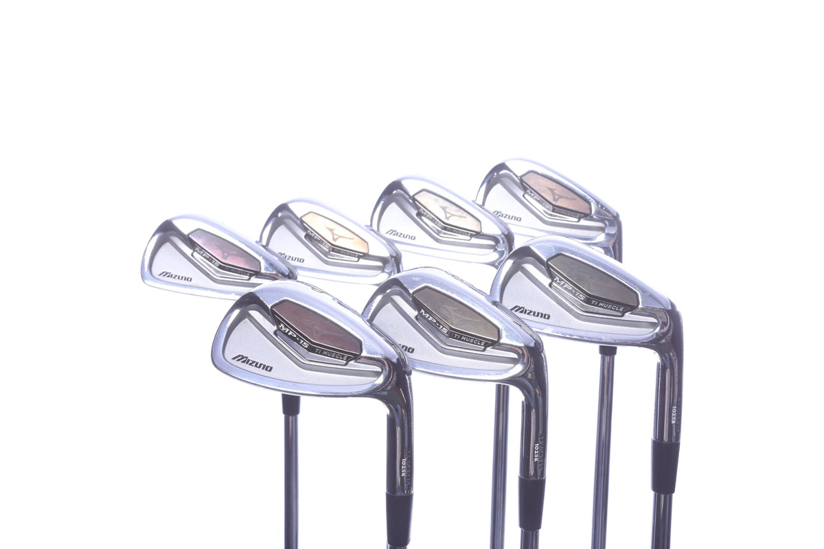 Used Mizuno MP 15 Iron Set - Right-Handed - 4-PW - Stiff Flex-Next Round