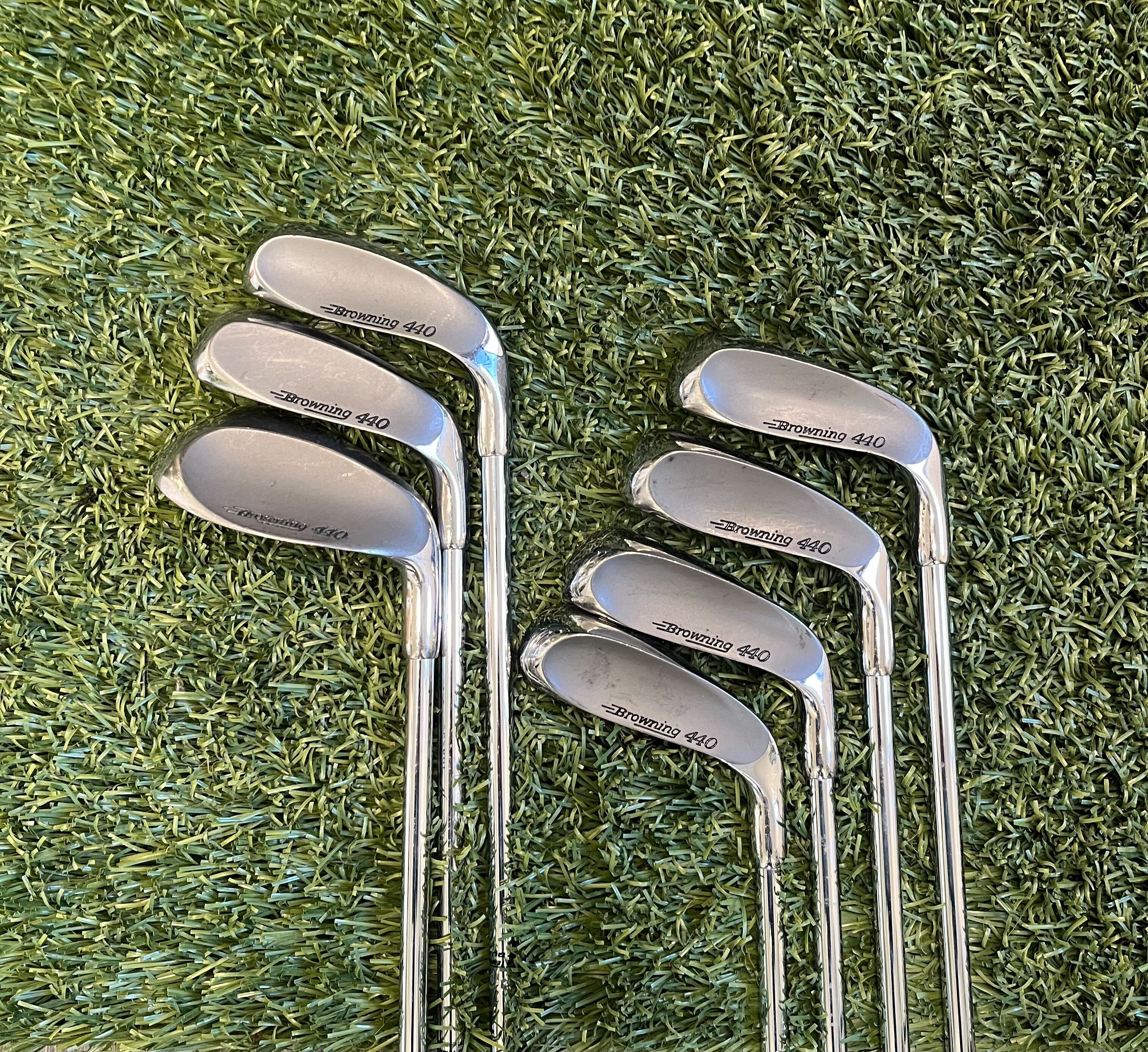 Used Browning 440 Complete Set - Right-Handed - 1W, 3W, 4W, 5W 2-PW, SW - Regular Flex-Next Round