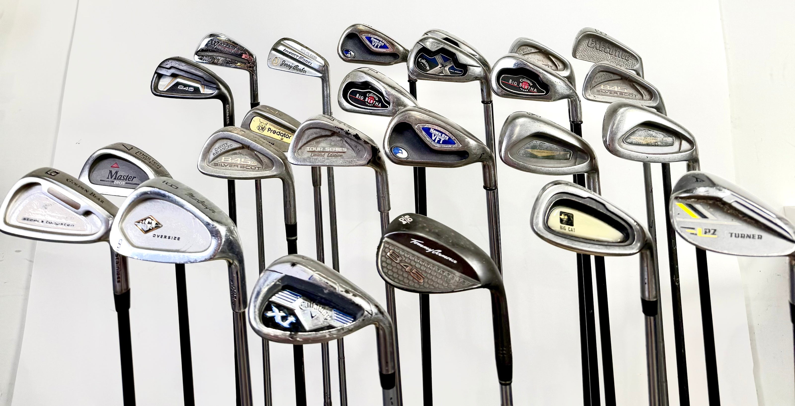 Wholesale Lot of 24 Golf Clubs - Right Handed - Assorted Irons and Wedges-Next Round