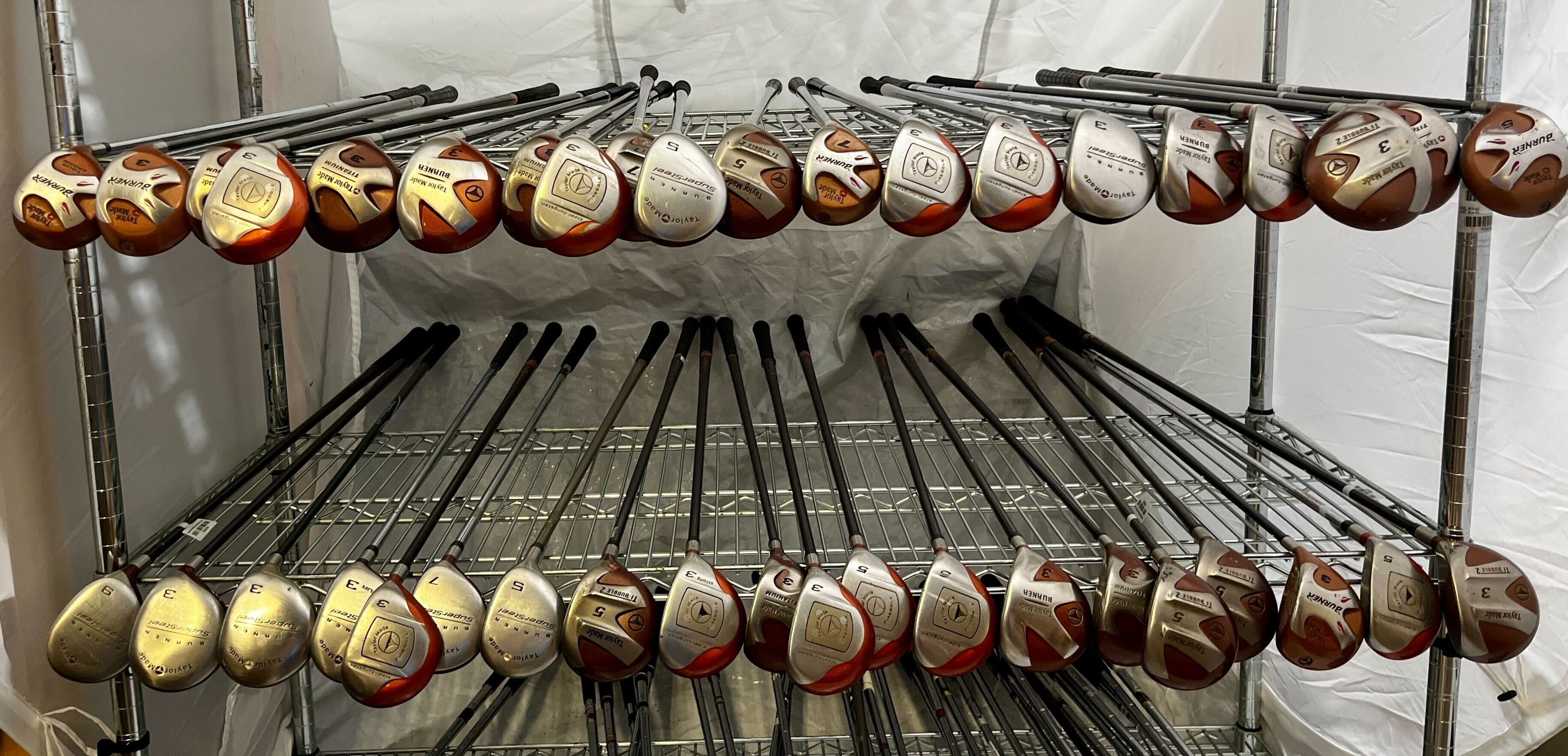 Wholesale Lot of 40 Golf Clubs - TaylorMade Fairway Woods-Next Round