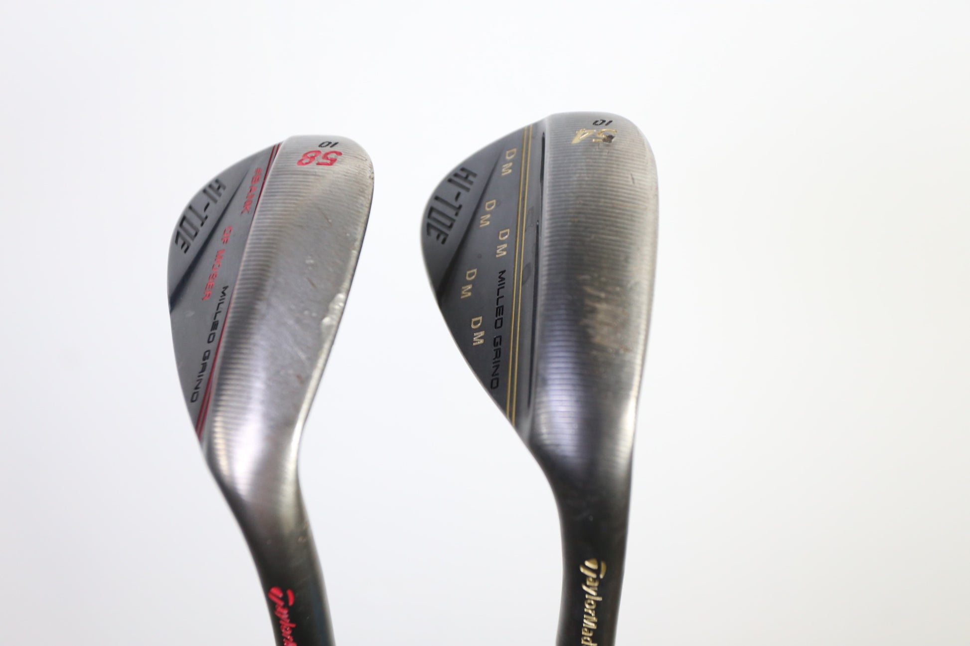 Used TaylorMade Milled Grind Hi-Toe 3 Wedge Set - Right-Handed - 54* & 58* - Stiff Flex-Next Round