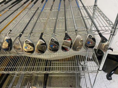 Wholesale Lot of 30 Golf Clubs - Assorted Hybrids-Next Round