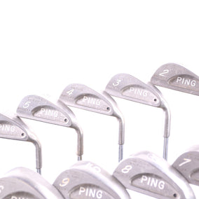 Used Ping Karsten I Iron Set - Right-Handed - 2-9 & SW - Stiff Flex- Black Dot-Next Round