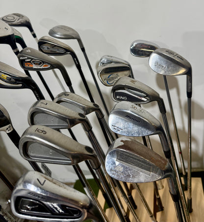 Wholesale Lot of 24 Golf Clubs - Right Handed - Assorted brands and Flexes-Next Round