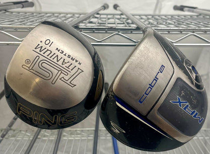 Wholesale Lot of 15 Assorted Cobra and Ping Drivers-Next Round
